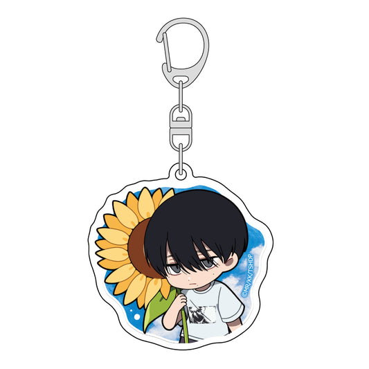 The Summer Hikaru Died Mini Chara Acrylic Keychain [Yoshiki Tsujinaka - Summer]