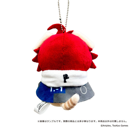 HUNDRED LINE -Last Defense Academy- Putimals Mascot Plush Keychain [Takumi Sumino]