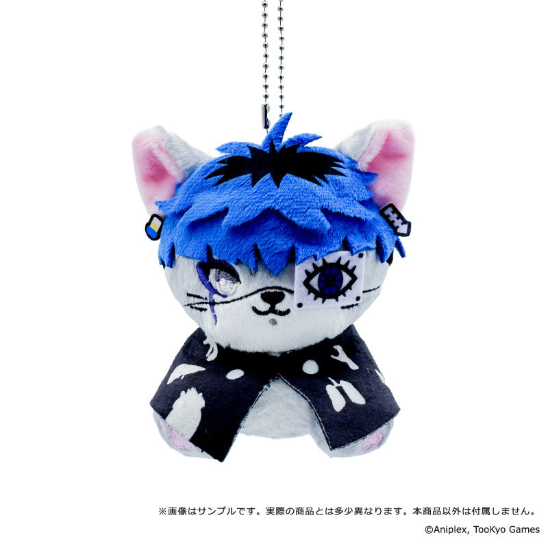 HUNDRED LINE -Last Defense Academy- Putimals Mascot Plush Keychain [Yugamu Omokage]