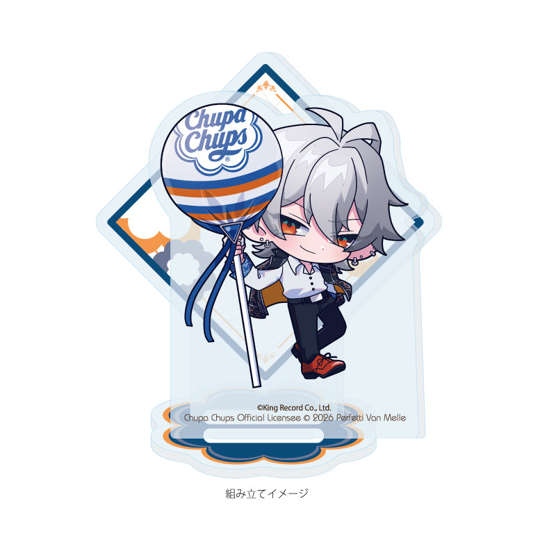 Hypnosis Mic -Division Rap Battle- x Chupa Chups Acrylic Stand [Aohitsugi Samatoki]