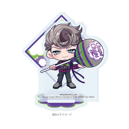 Hypnosis Mic -Division Rap Battle- x Chupa Chups Acrylic Stand [Amaguni Hitoya]