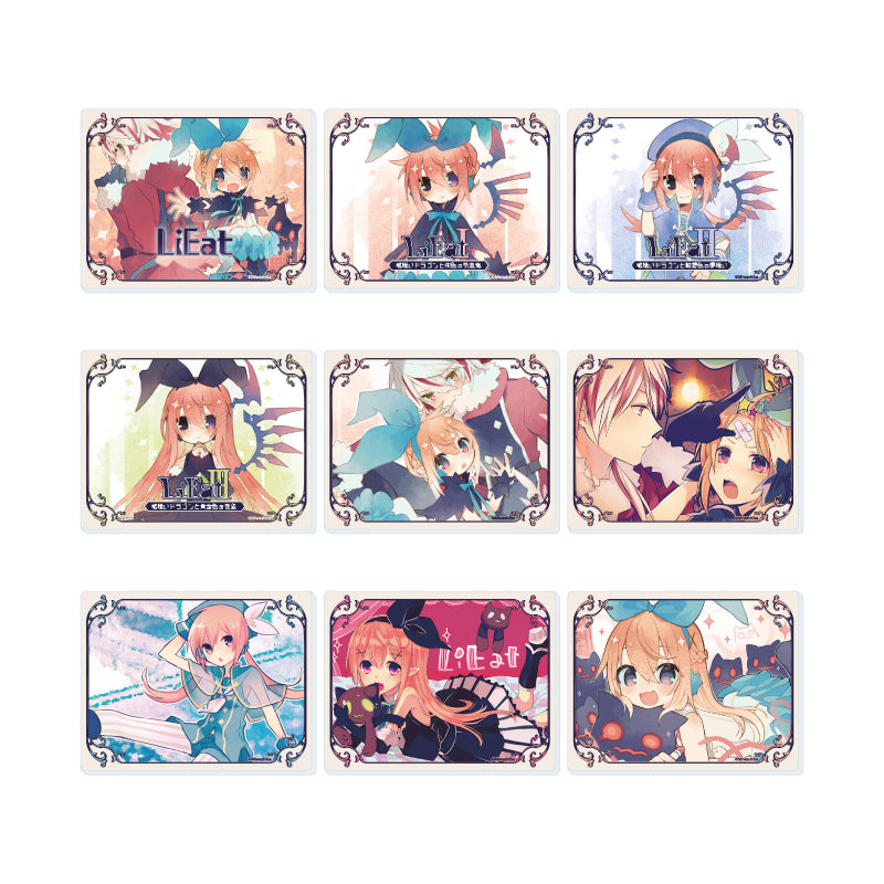 LiEat 01 Official Illustration Trading Acrylic Card
