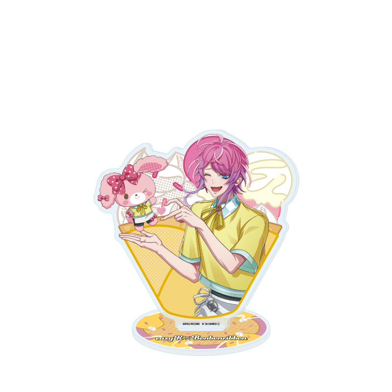 Hypnosis Mic -Division Rap Battle- Sanrio Nakayoku Acrylic Stand [Ramuda Amemura x BonBon Ribbon]