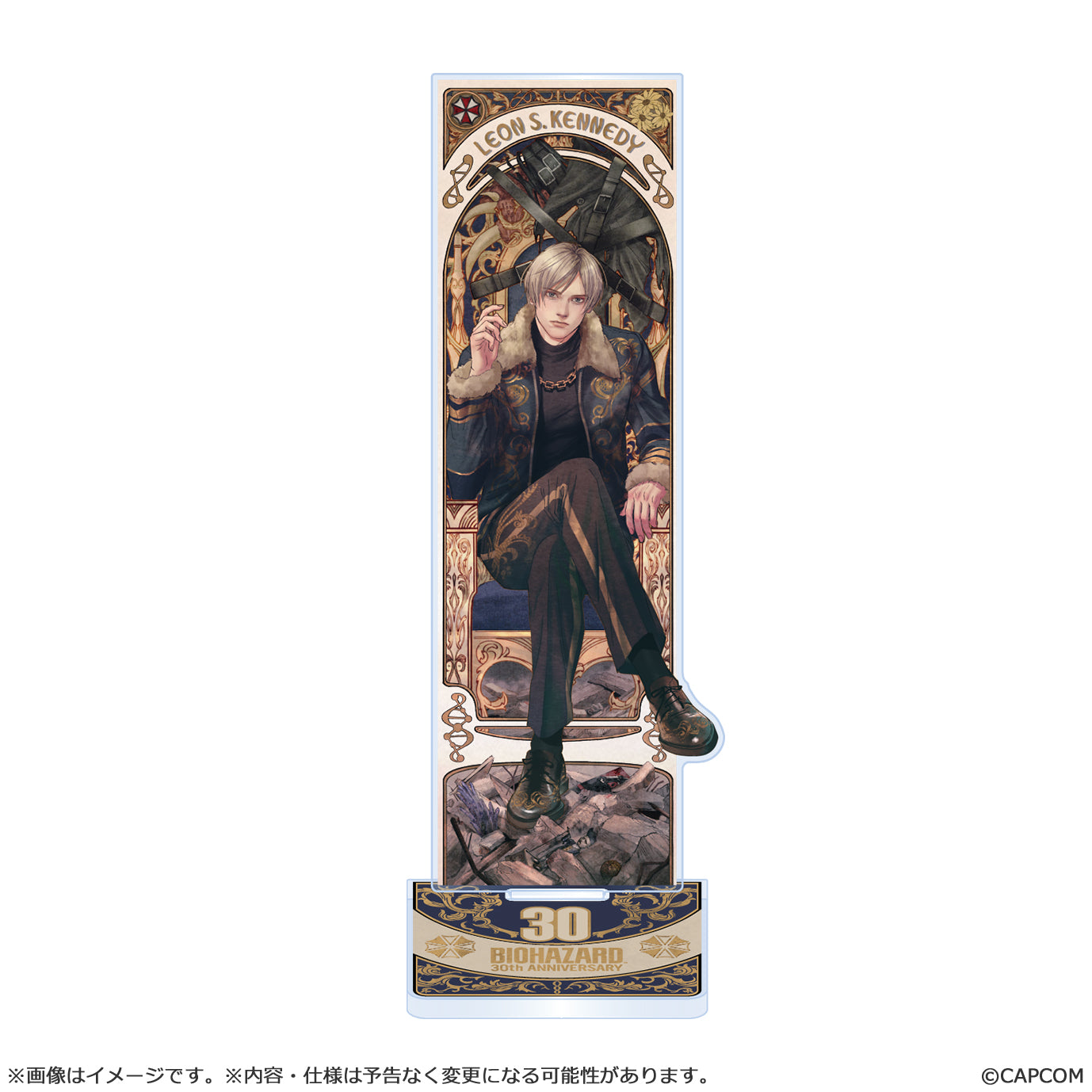 Resident Evil 30th Anniversary Acrylic Stand [Leon Kennedy]
