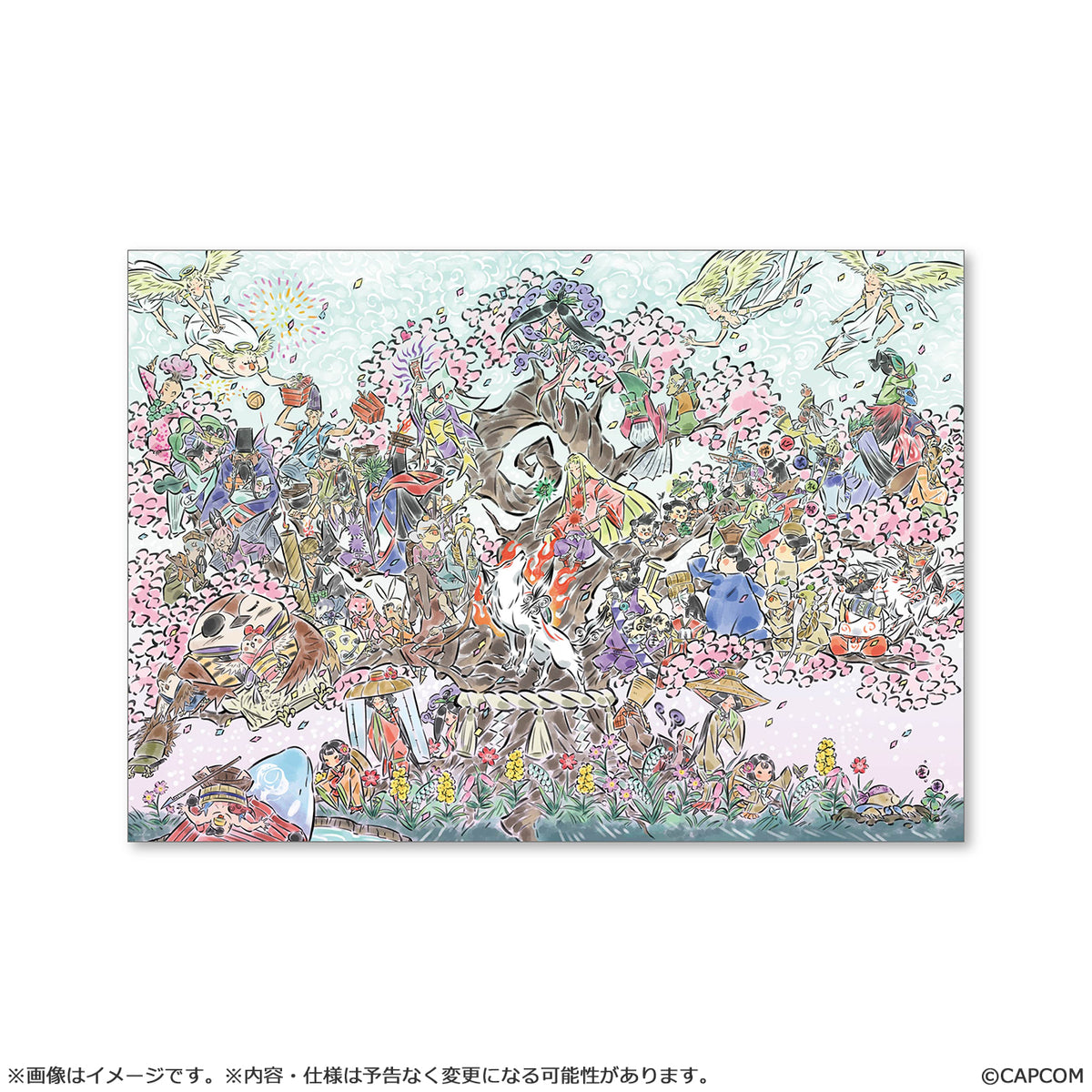 Okami 20th Anniversary Art Project B2-size Poster [12th Anniversary by Mari Shimazaki]