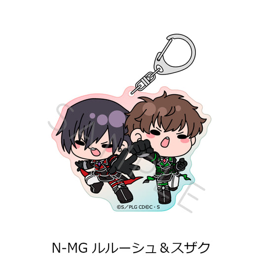 Code Geass Lelouch of the Rebellion (Vol. 4) Acrylic Keychain [Lelouch & Suzaku]
