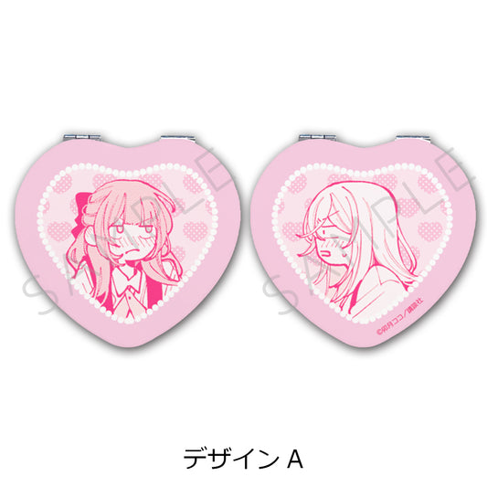 Fall in Love, You False Angels Heart Compact Mirror [Design A]