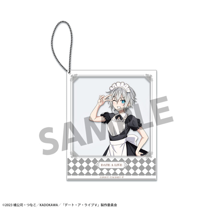 Date a Live V (Maid ver.) Polaroid-style Acrylic Keychain [Nia Honjo]
