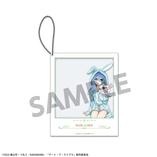 Date a Live V (Nightwear ver.) Polaroid-style Acrylic Keychain [Yoshino Himekawa]
