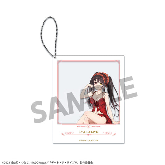 Date a Live V (Nightwear ver.) Polaroid-style Acrylic Keychain [Kurumi Tokisaki]