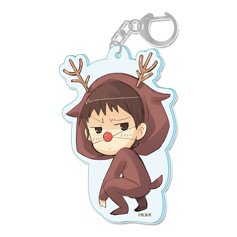 Haruhi Suzumiya Series Mini Character Acrylic Keychain [Kyon]
