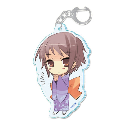 Haruhi Suzumiya Series Mini Character Acrylic Keychain [Yuki Nagato]