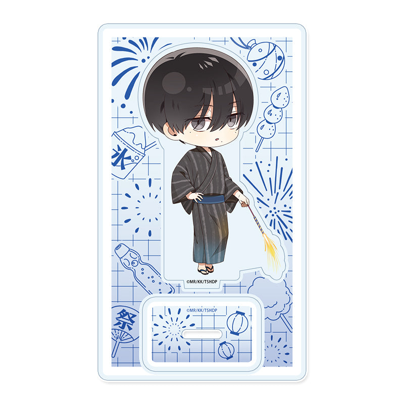 The Summer Hikaru Died (Summer Festival ver.) Puchichoko Acrylic Stand [Tsujinaka Yoshiki - Yukata]