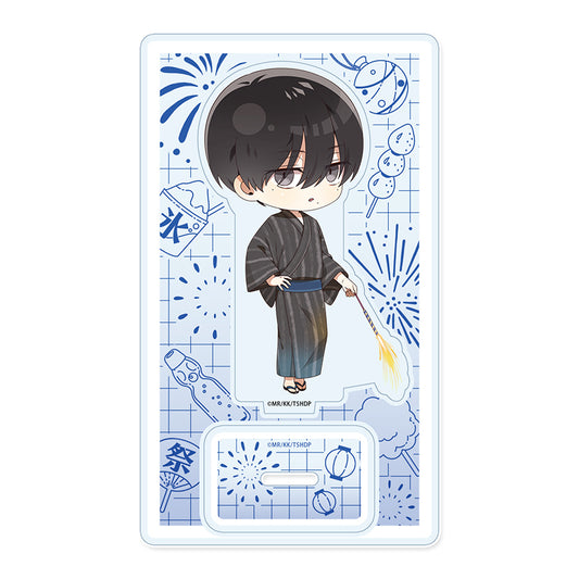 The Summer Hikaru Died (Summer Festival ver.) Puchichoko Acrylic Stand [Tsujinaka Yoshiki - Yukata]