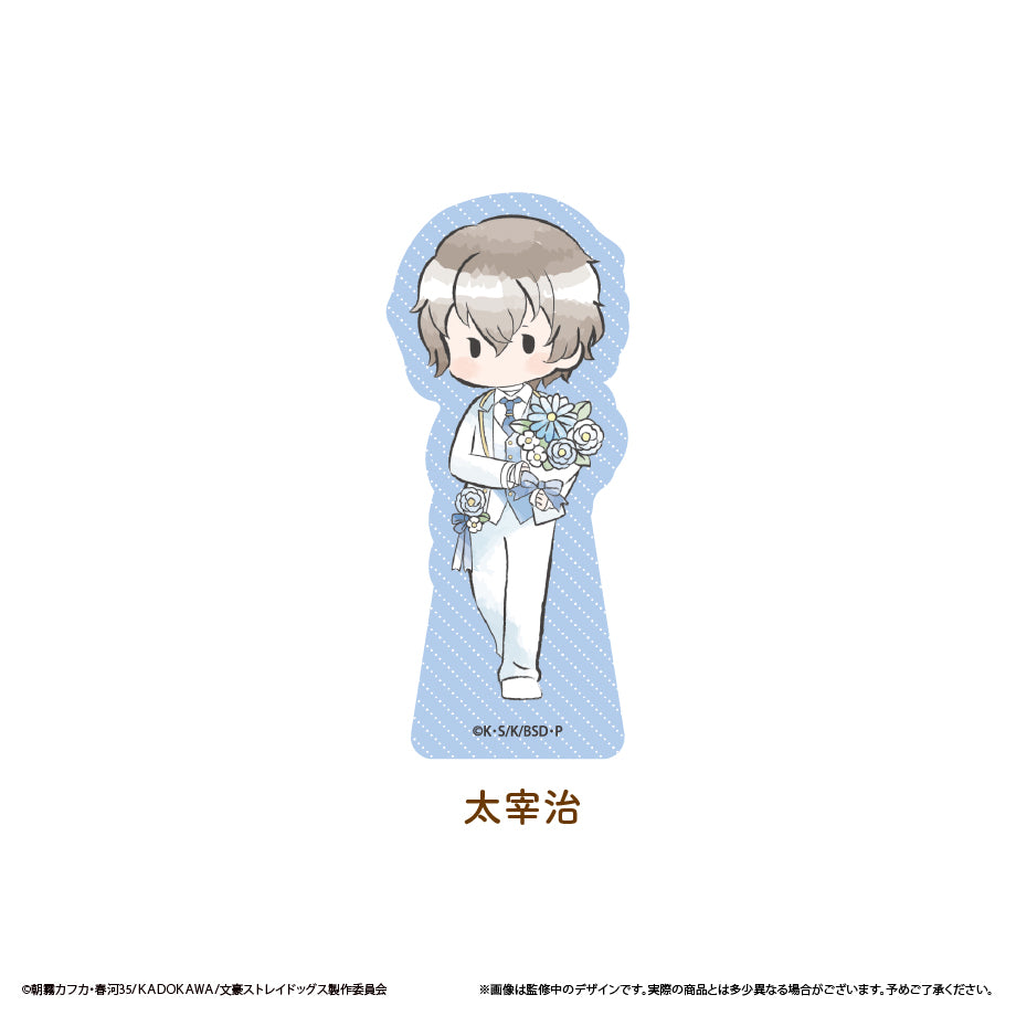 Bungo Stray Dogs Retro-tic (Flower ver.) Acrylic Block [Osamu Dazai]