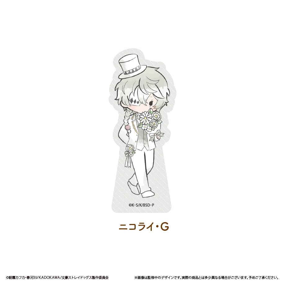 Bungo Stray Dogs Retro-tic (Flower ver.) Acrylic Block [Nikolai Gogol]