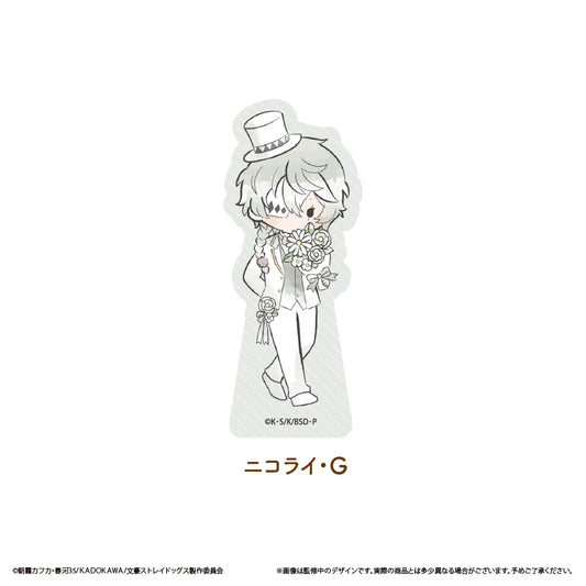 Bungo Stray Dogs Retro-tic (Flower ver.) Acrylic Block [Nikolai Gogol]