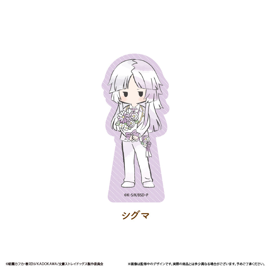 Bungo Stray Dogs Retro-tic (Flower ver.) Acrylic Block [Sigma]