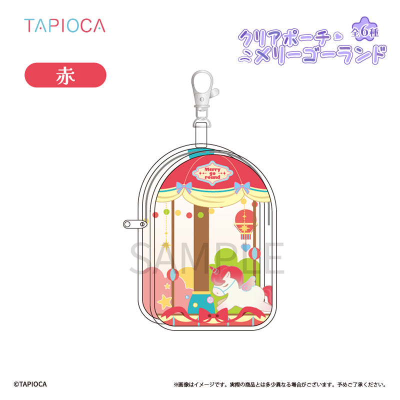 Tapioca Original Clear Pouch Merry-Go-Round [Red]