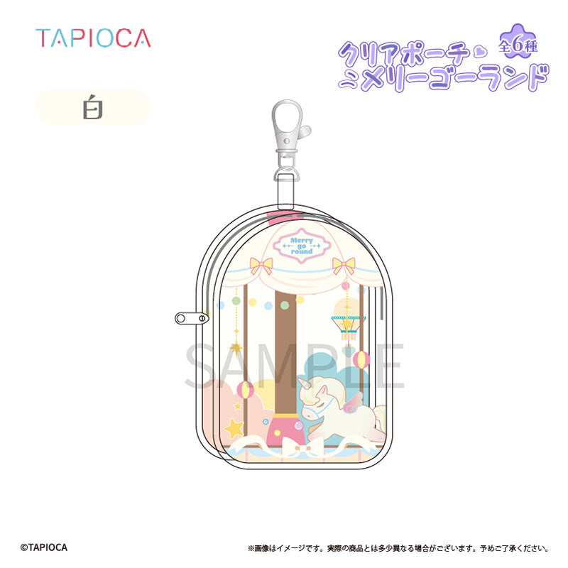 Tapioca Original Clear Pouch Merry-Go-Round [White]