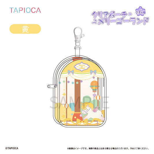 Tapioca Original Clear Pouch Merry-Go-Round [Yellow]