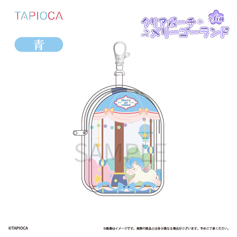 Tapioca Original Clear Pouch Merry-Go-Round [Blue]