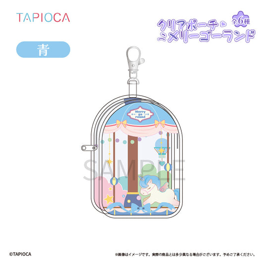 Tapioca Original Clear Pouch Merry-Go-Round [Blue]