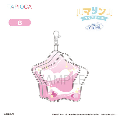 Tapioca Original Star-Shaped Marine Clear Pouch [Pink]