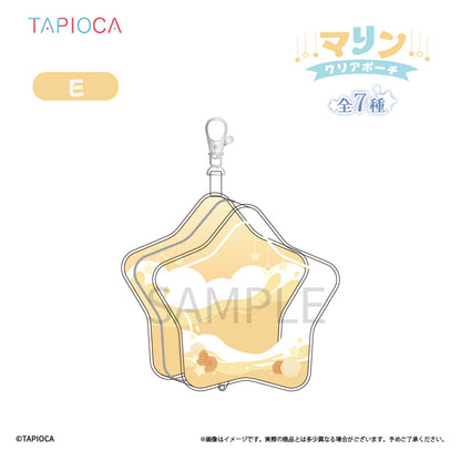 Tapioca Original Star-Shaped Marine Clear Pouch [Yellow]