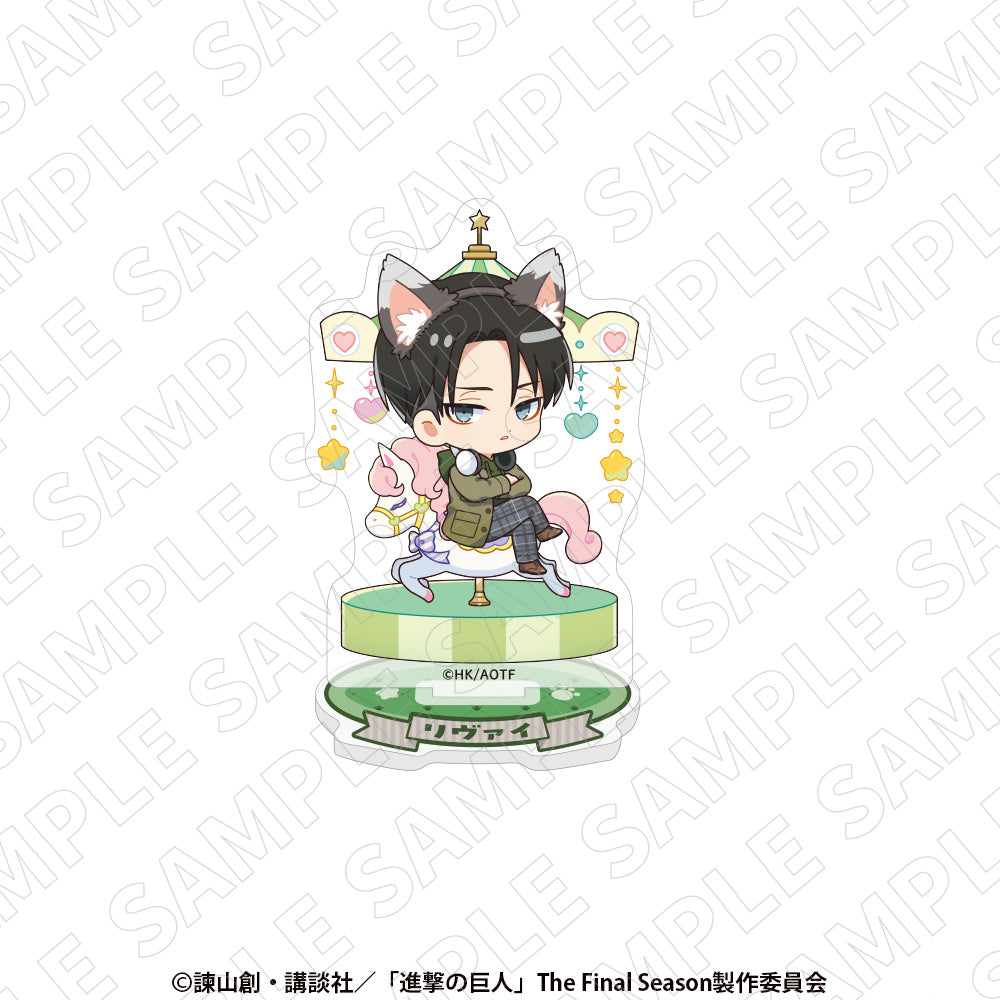 Attack on Titan (Amusement Park ver.) Mini Acrylic Stand [Levi Ackerman]