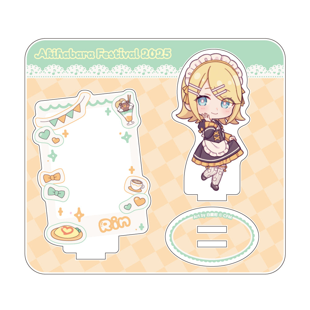Hatsune Miku Akihabara Festival 2025 (Concept Cafe Ver.) Mini Acrylic Diorama [Kagamine Rin]