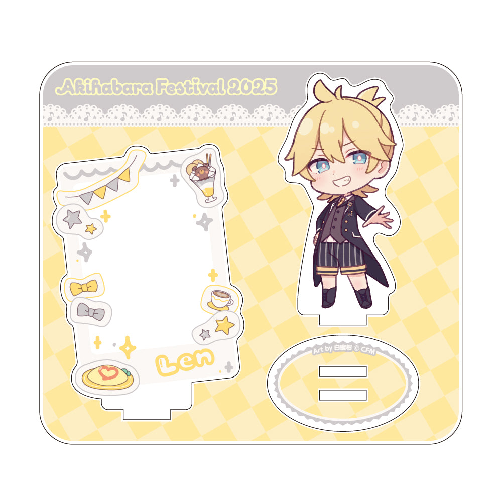 Hatsune Miku Akihabara Festival 2025 (Concept Cafe Ver.) Mini Acrylic Diorama [Kagamine Len]