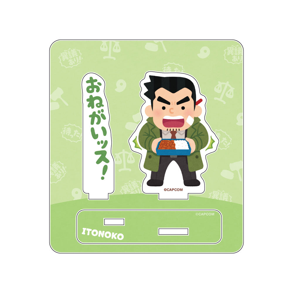 Ace Attorney x Irasutoya Acrylic Stand [Dick Gumshoe]