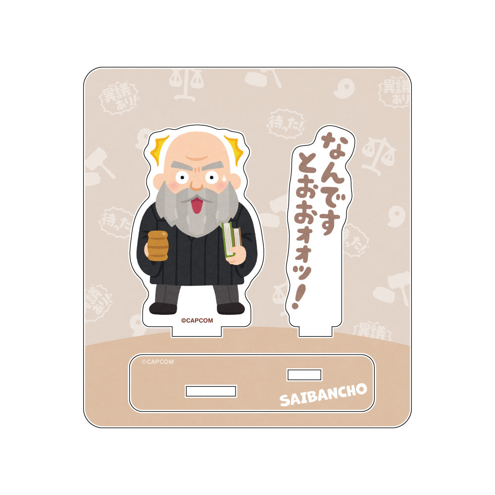 Ace Attorney x Irasutoya Acrylic Stand [Judge]