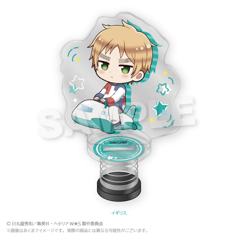 Hetalia World Stars Playground Equipment ver. Spring Acrylic Stand [United Kingdom]
