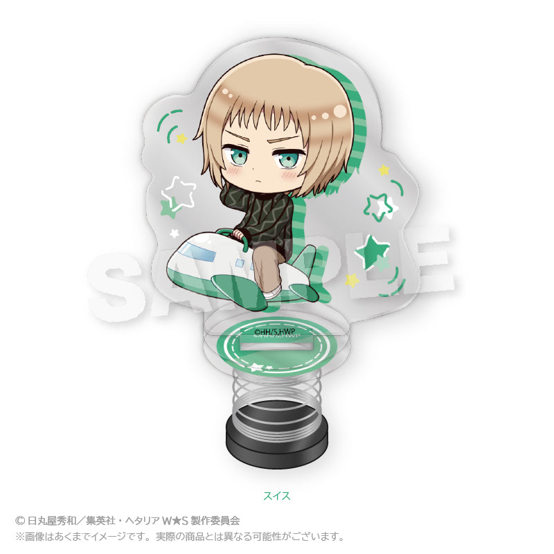 Hetalia World Stars (Playground Equipment ver.) Spring Acrylic Stand [Switzerland]