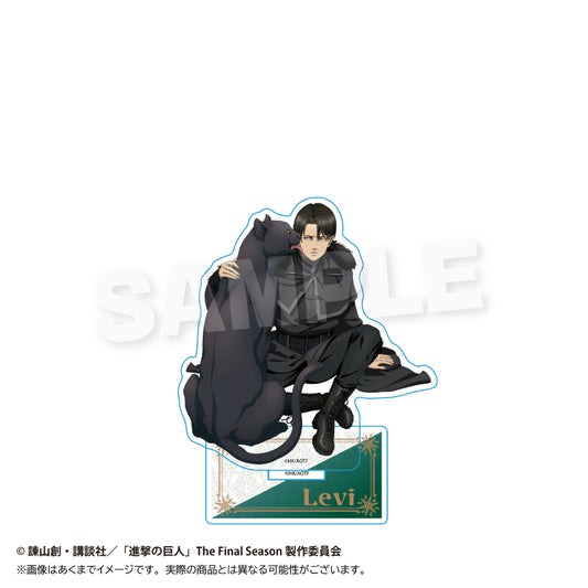 Attack on Titan (Winter Animal ver.) Acrylic Stand [Levi Ackerman]
