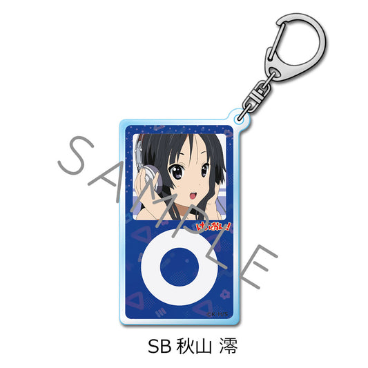 K-On! Music Player Acrylic Keychain [Akiyama Mio]