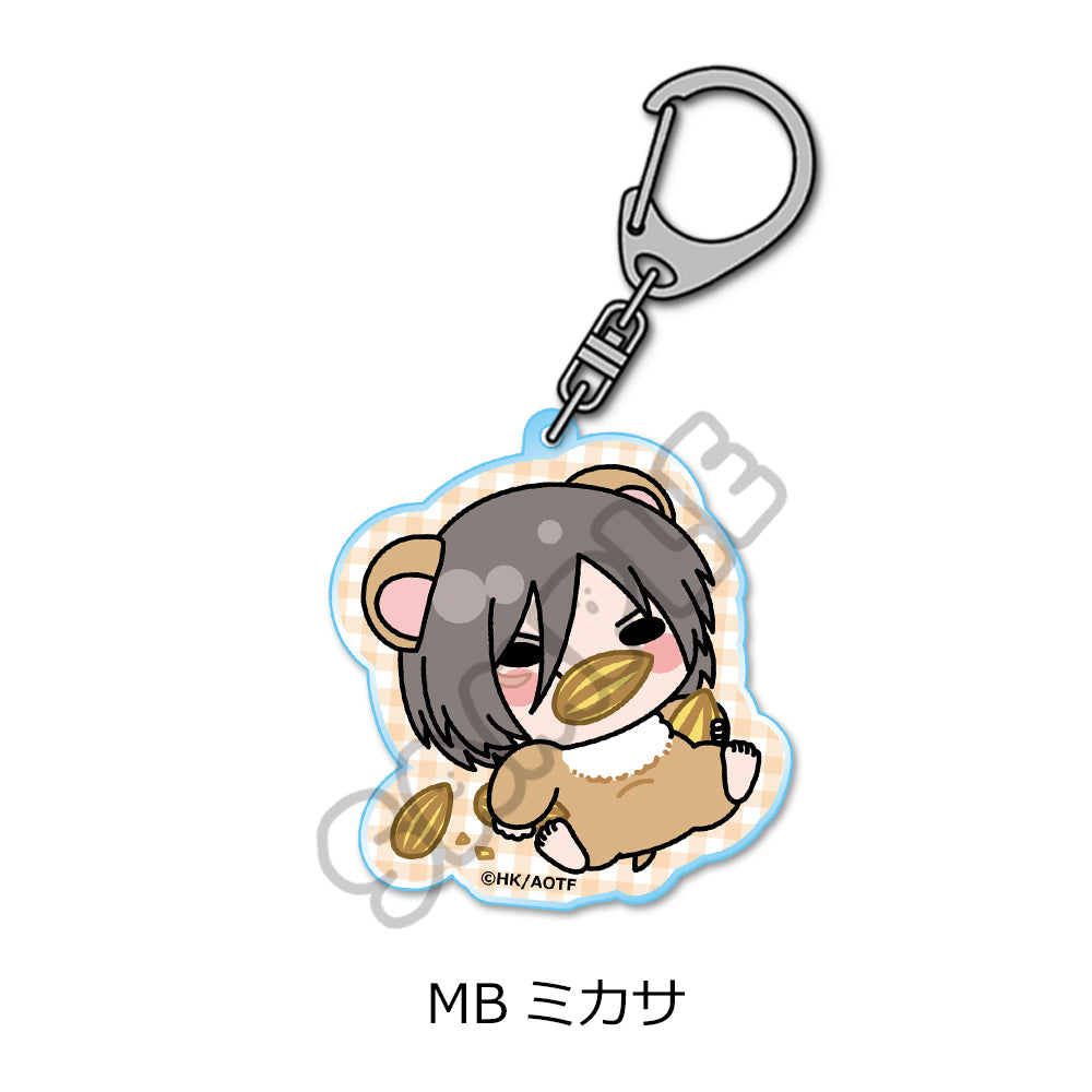 Attack on Titan Season 1 - 3 Acrylic Key Chain MB [Mikasa Ackerman]