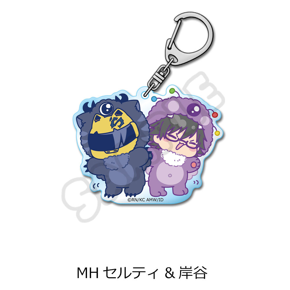 Durarara!!x2 Acrylic Keychain [Celty & Shinra]