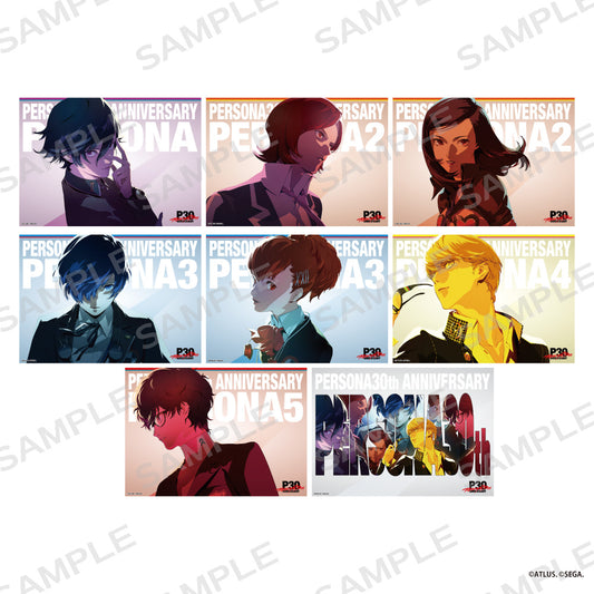 Persona 30th Anniversary Trading A4-size Clear Poster