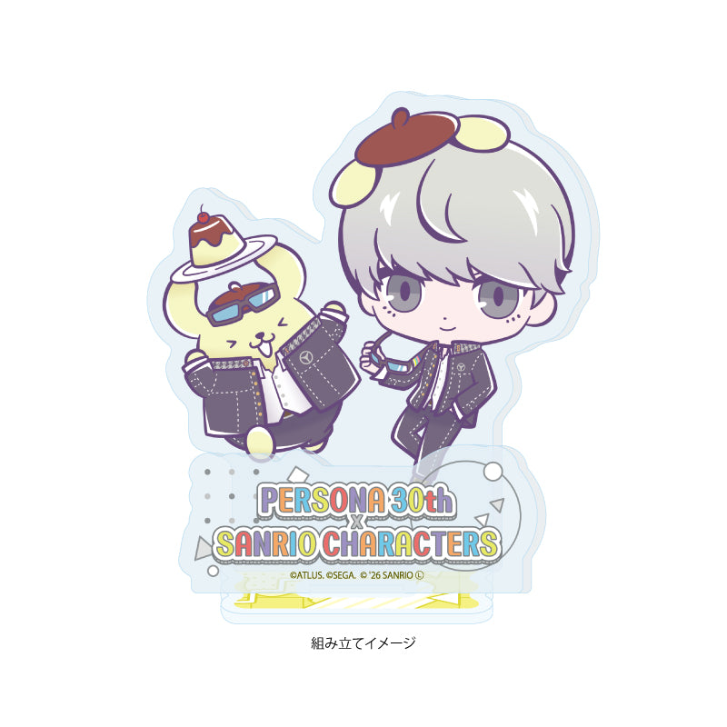 Persona 30th Anniversary x Sanrio Characters Acrylic Stand [P4 & Pompompurin]