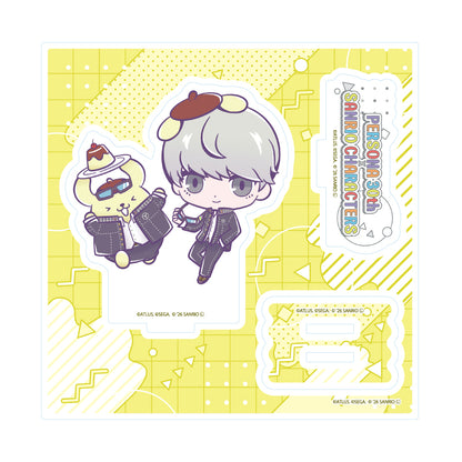 Persona 30th Anniversary x Sanrio Characters Acrylic Stand [P4 & Pompompurin]