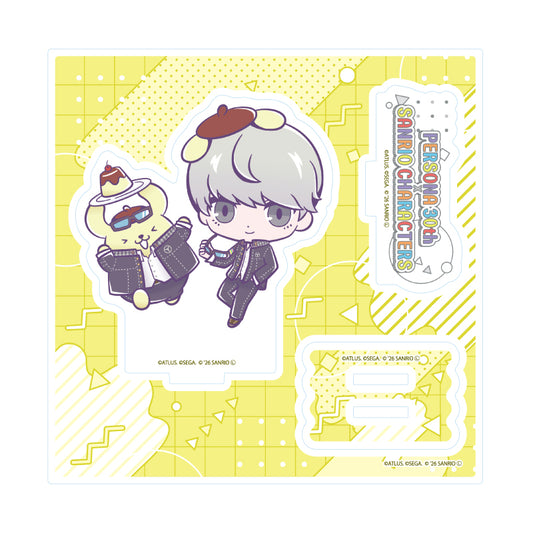 Persona 30th Anniversary x Sanrio Characters Acrylic Stand [P4 & Pompompurin]