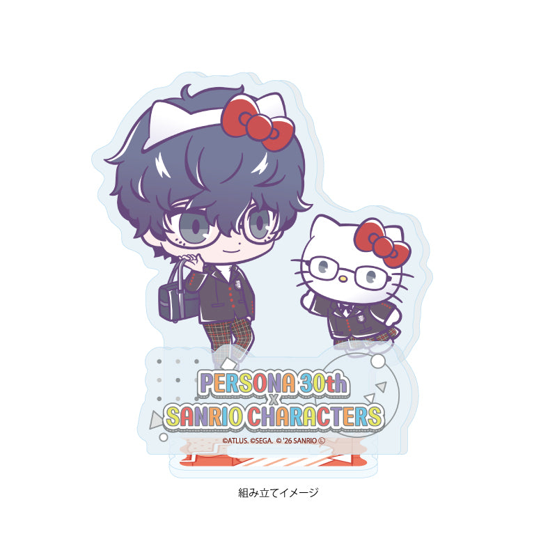 Persona 30th Anniversary x Sanrio Characters Acrylic Stand [P5 & Hello Kitty]
