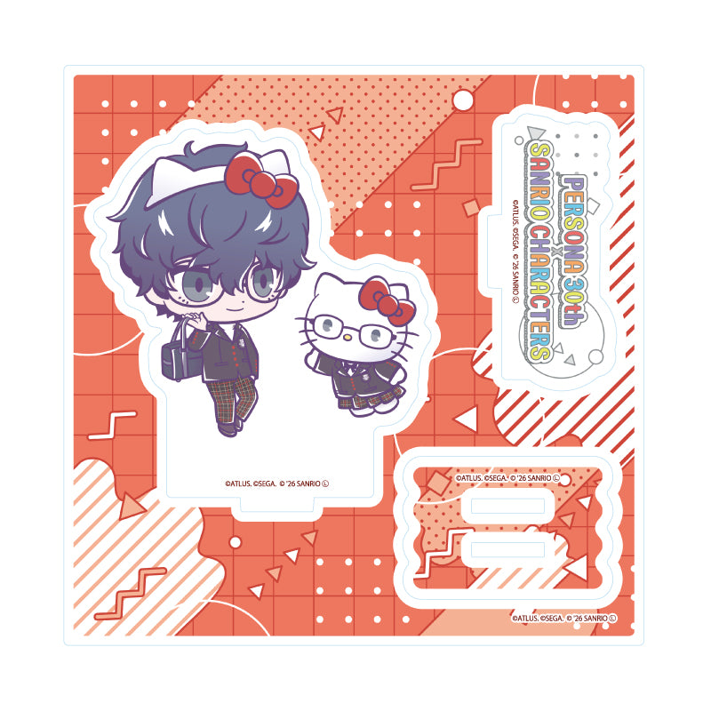 Persona 30th Anniversary x Sanrio Characters Acrylic Stand [P5 & Hello Kitty]