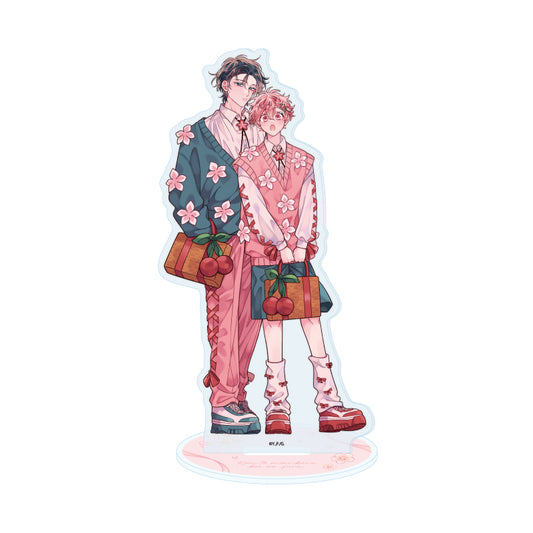 Kimi to Mimi kara Koi wo Suru Acrylic Stand [Harukawa & Hinata]
