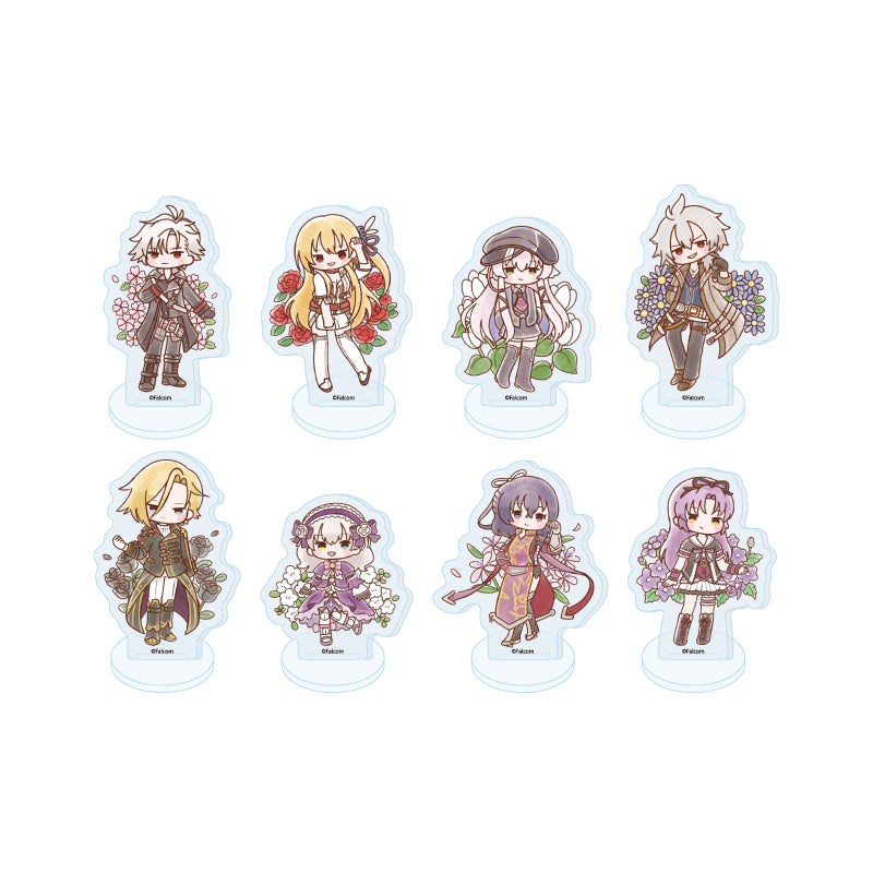 Falcom 45th Anniversary 02 Retro Art Illustration Trading Mini Acrylic Stand