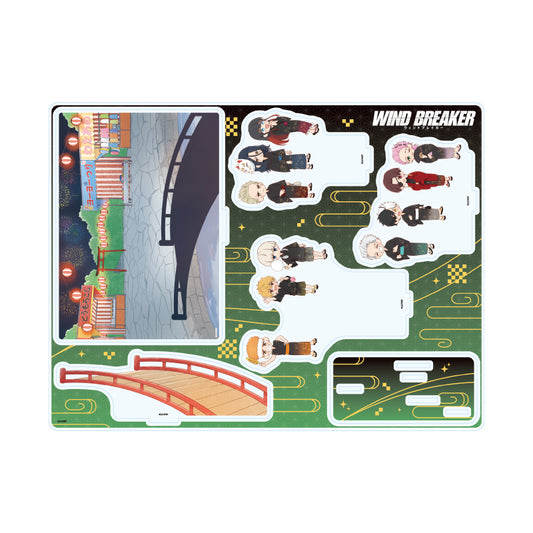 WIND BREAKER (Fireworks Festival ver.) GraffArt Acrylic Diorama