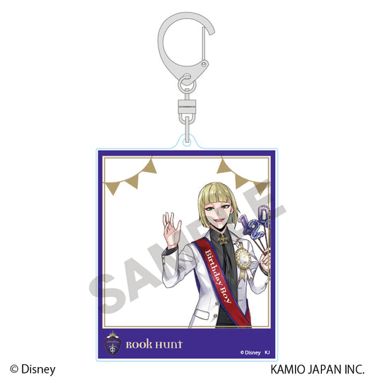 Disney Twisted Wonderland Omekashi Birthday Frame Acrylic Keychain [Rook Hunt]